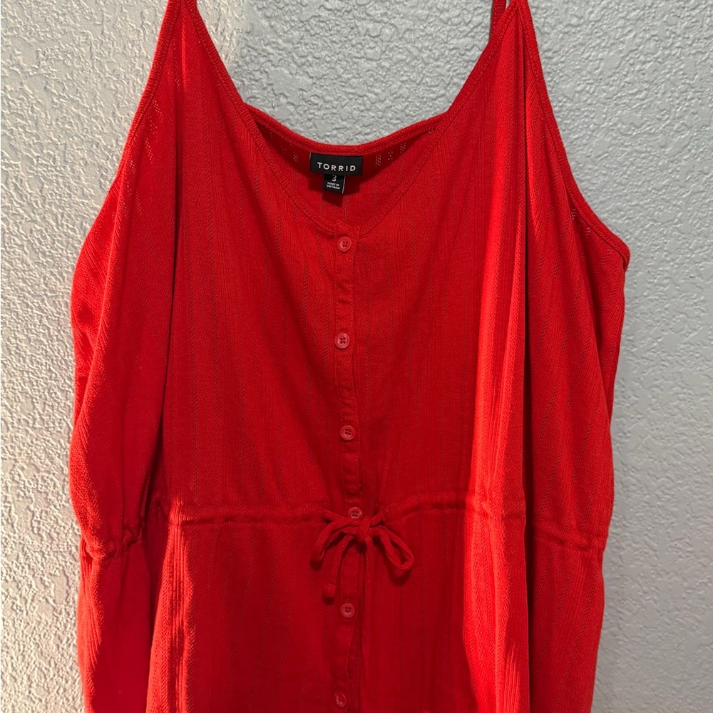 Torrid Bright Red Women's Blouse